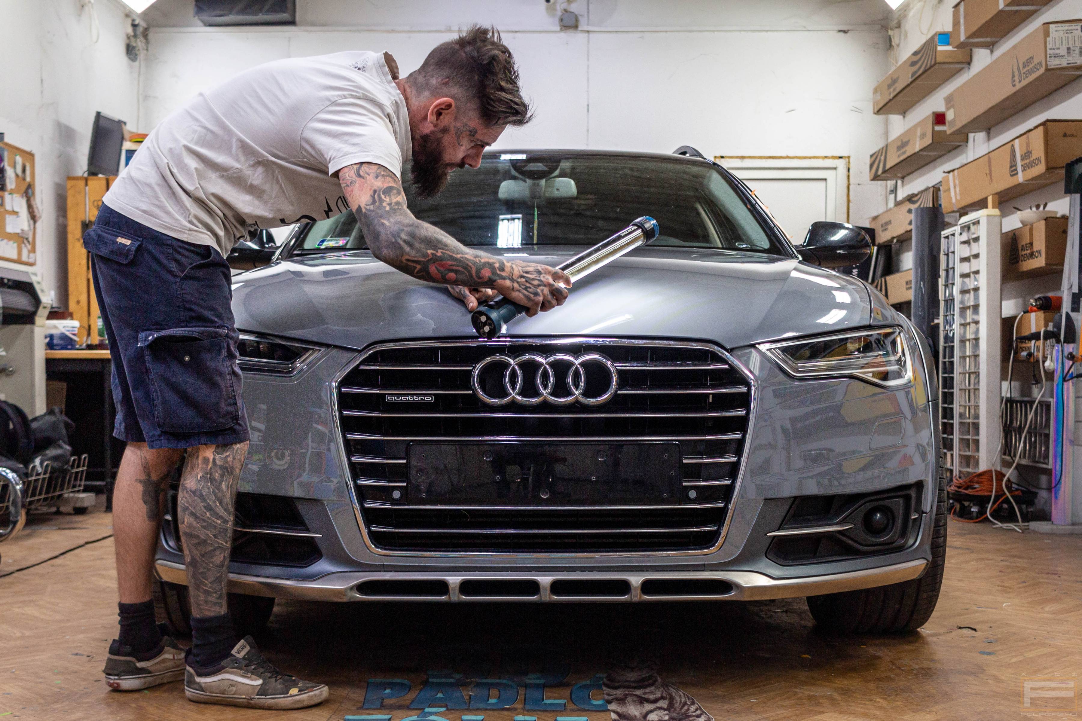 Audi fóliázás ellenőrzése 1. illusztráció