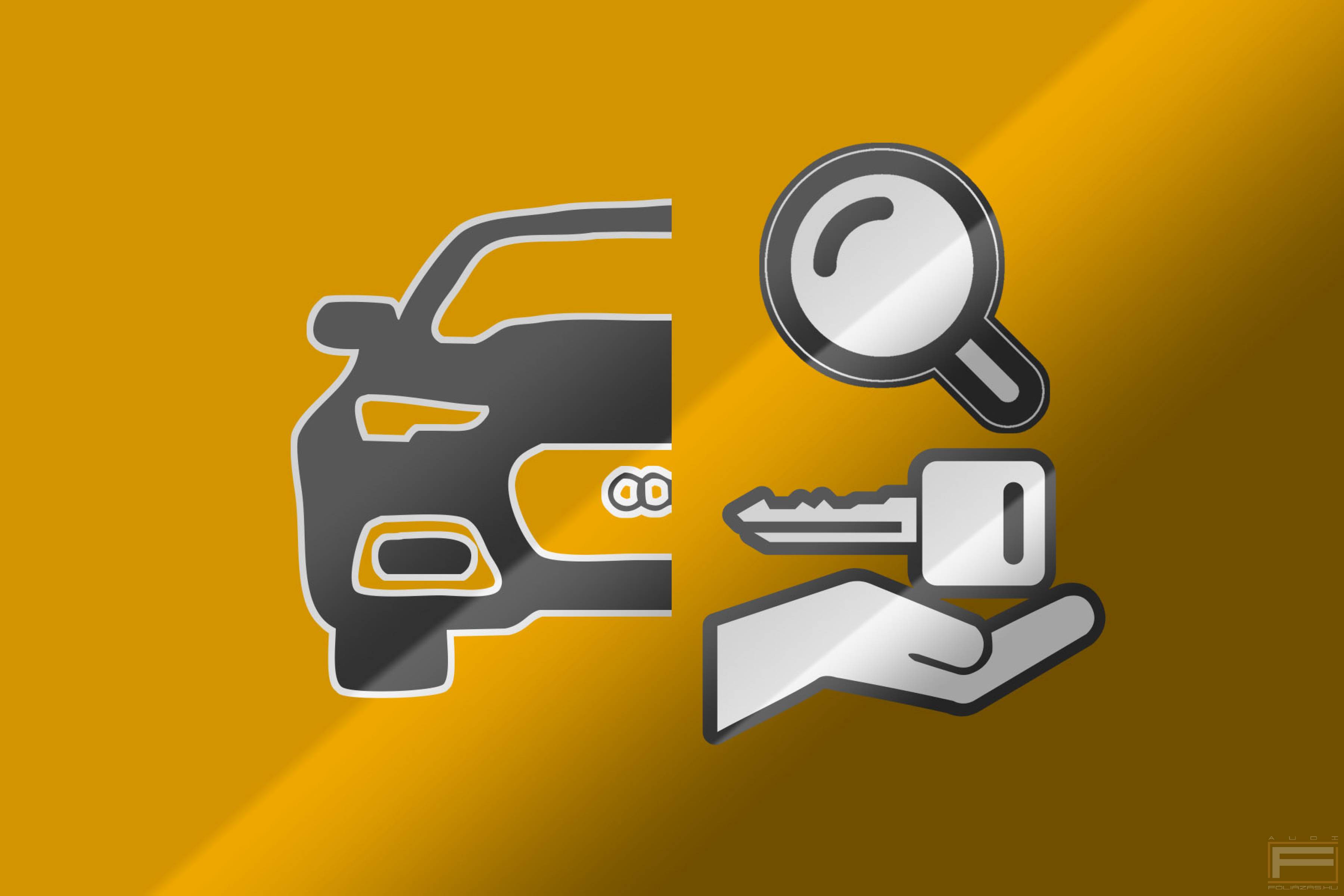 Audi fóliázás előtti szemle 1. illusztráció